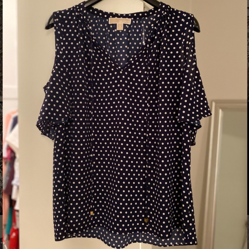Michael Kors Cold Shoulder Blouse